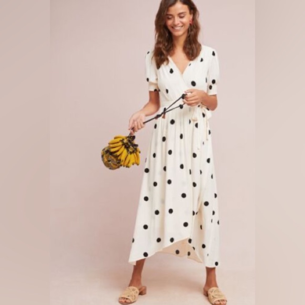 Maeve Anthropologie Faux Wrap Dress